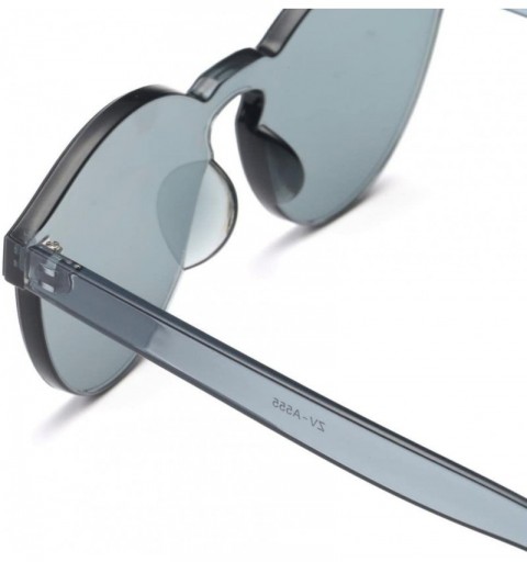 Oversized Rimless Integrated Glasses - CQ18DQE5K5D $8.91