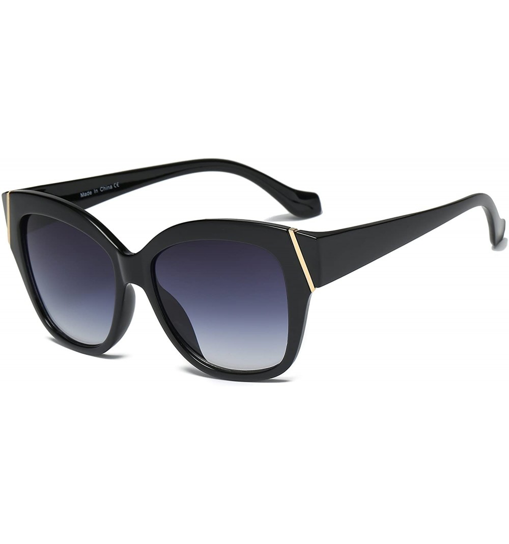 Rectangular Trendy Fashion Sunglasses Eyeglasses for for Travel Shopping S1038 - C1 - CV18GRHGYNY $10.14