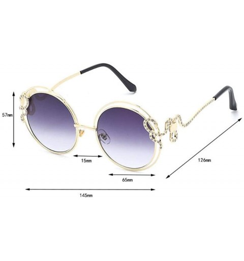 Aviator New fashion sunglasses- metal wire- hollow curved mirror- sunglasses- tide sunglasses - F - CY18SCR4GR8 $50.92