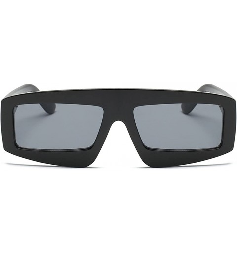 Oval Sunglasses Sports Polarized Goggles Polarized Glasses Eyewear - Black - CK18QQOTIOI $9.46