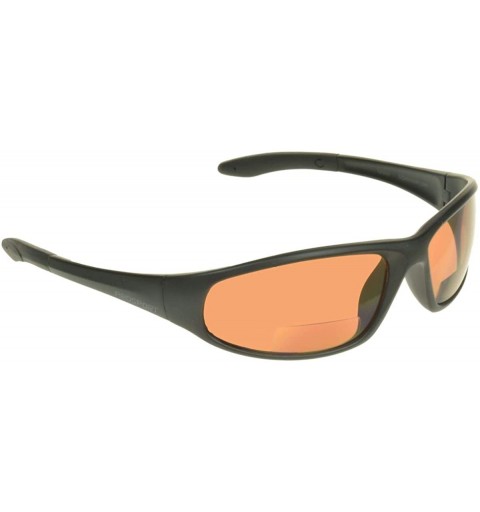 Wrap Bifocal Sunglass Readers ANSI Z87 Safety Grey Clear Yellow HD Outdoor - Hd Copper - CX18DTC9H06 $17.81