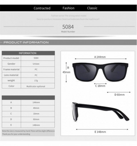 Oval Polarized UV400 Sunglasse Men Dazzle Color Driver Classic Retro Designer TR90 Light Flexible Sun Glass 5048 - CN18XA79E5...