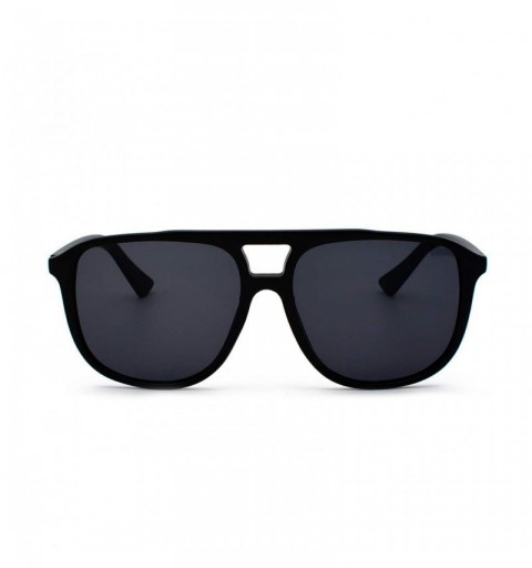 Goggle Vintage Sunglasses Goggle Eyewear Classic Retro Designer Style Polarized Gradient for Women Man (Black) - Black - CG19...