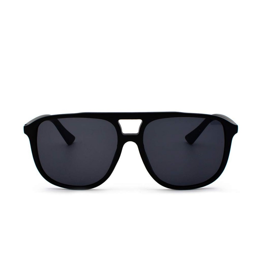 Goggle Vintage Sunglasses Goggle Eyewear Classic Retro Designer Style Polarized Gradient for Women Man (Black) - Black - CG19...