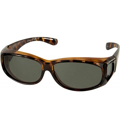 Shield Sunglasses Wear Over Prescription Glasses Extra-Small Size- Polarized. - Brown - CY11FNHF8WH $33.38