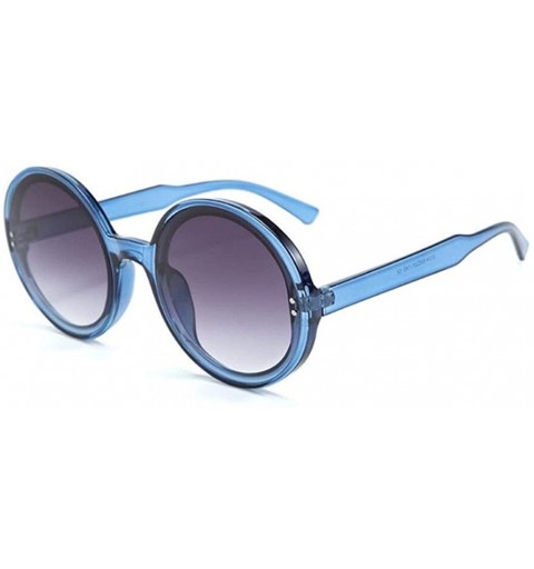 Oversized Trendy Oversized Round Sunglasses for Women Big Frame Eyewear UV Protection - C6 - CK190OGCT8X $15.58