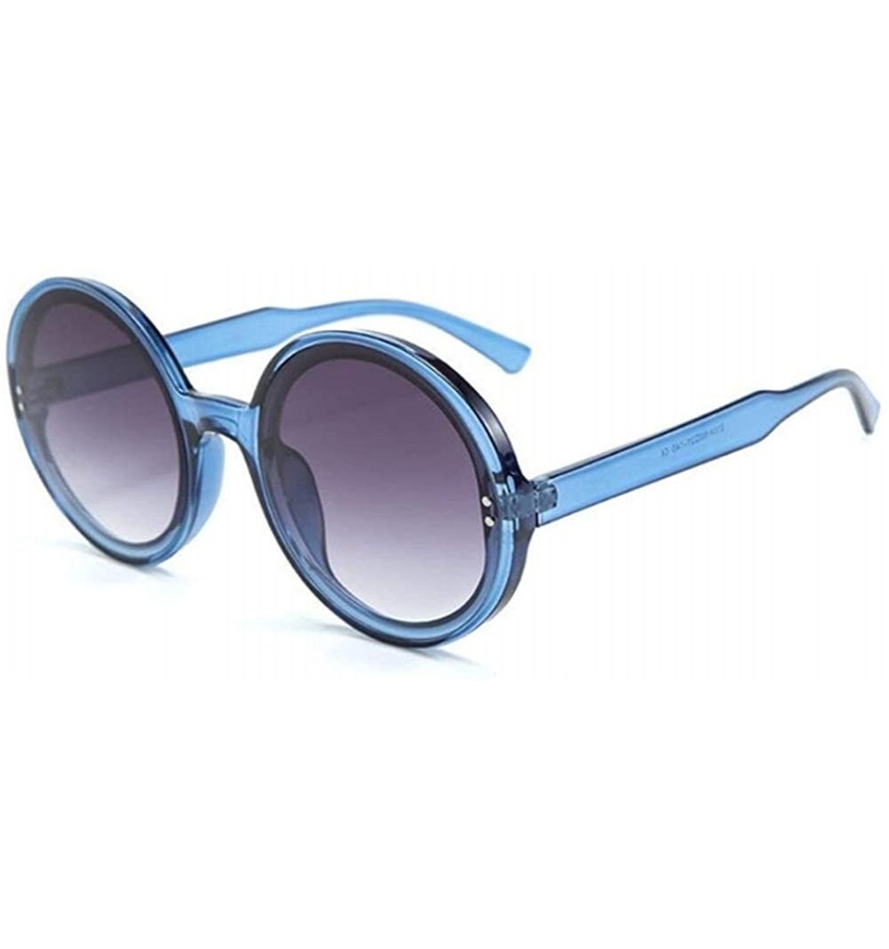 Oversized Trendy Oversized Round Sunglasses for Women Big Frame Eyewear UV Protection - C6 - CK190OGCT8X $15.58