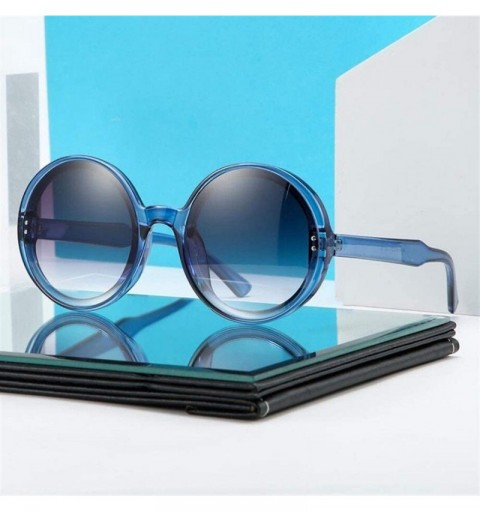 Oversized Trendy Oversized Round Sunglasses for Women Big Frame Eyewear UV Protection - C6 - CK190OGCT8X $15.58