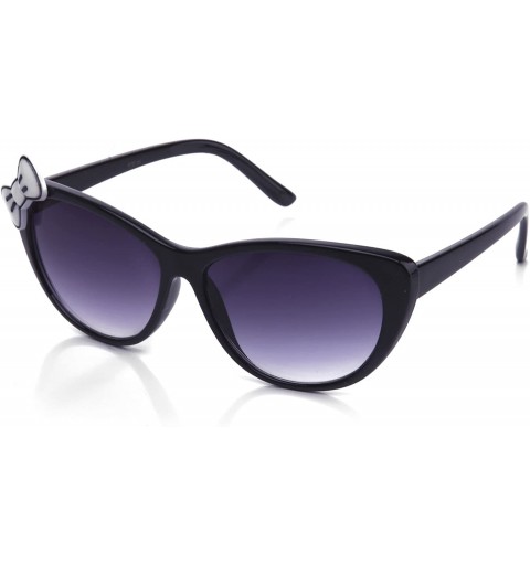 Cat Eye Women's High Fashion Cat Eye Bow Sunglasses - White - CX11DCO550X $10.67