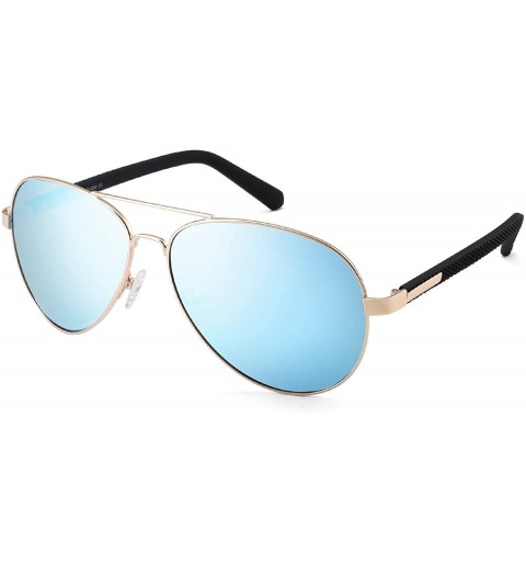 Aviator Aviator Sunglassess For Women UV400 Protection - Blue - CD18WU2Y7LE $19.84