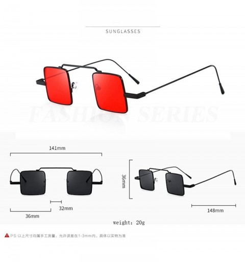 Oversized Sunglasses for Women Rectangular Wire Glasses Retro Sunglasses Eyewear Metal Sunglasses Party Favors - C - C618QX4C...