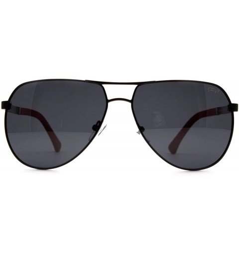 Aviator p650 Aviator Style Polarized- for Womens-Mens 100% UV PROTECTION - Black-black - CR192TH2Y27 $18.18