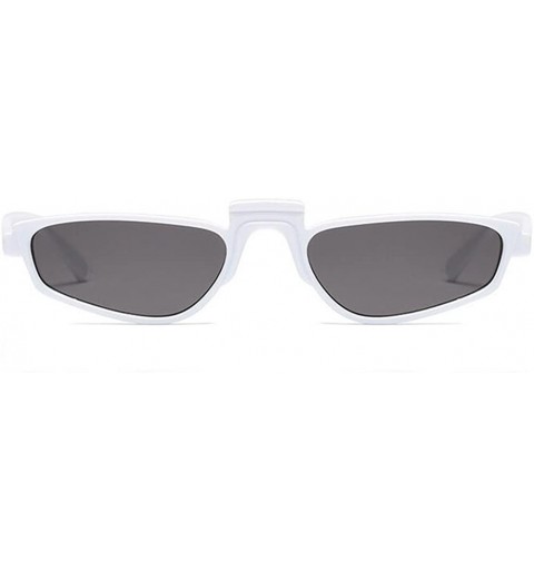 Square Unisex Retro Vintage eyewear Fashion Small Square Frame Mini Sunglasses - C2 - C318CG6M38K $21.73