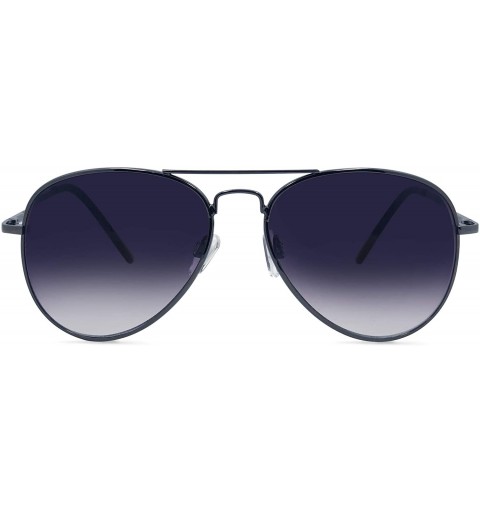 Oversized C Moore Full Reader Aviator Sunglasses for Women and Men NOT BIFOCALS - Pewter - CQ1953CIW3C $23.10