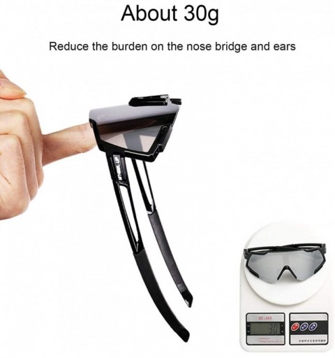 Sport UV-Resistant Polarized Outdoor Sports Cycling Sunglasses - Coating Black Green - CV196Z6M5TW $12.19
