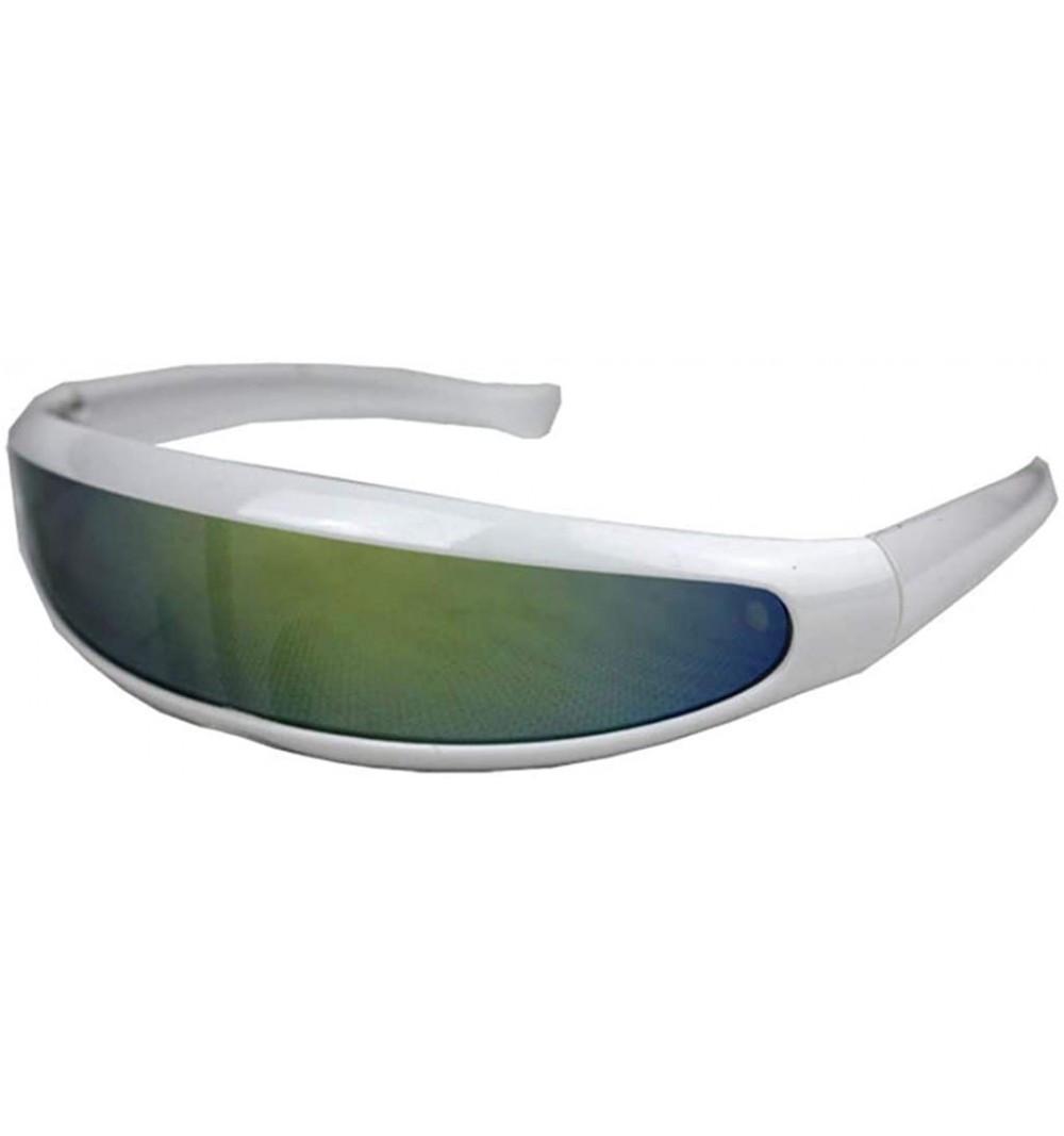 Rimless Women Man Outdoor Fishtail Uni-lens Sunglasses-Riding Cycling Glasses Eyewear - D - CP18Q4ITZOT $7.98