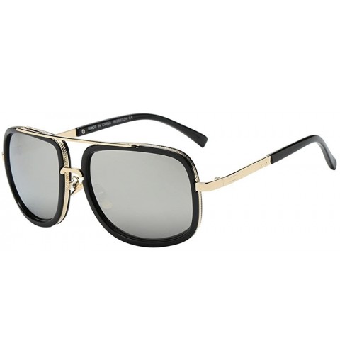 Sport Women Men Fashion Quadrate Metal Frame Brand Classic Sun6132c - CL18RT98TDX $10.07