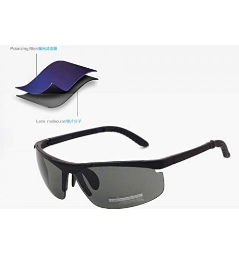 Goggle Fashion Aviator Sunglasses Men's Goggles Driver Driving Eyewear HD Lenses With Case - Brown 1 - CN18LDEYNX5 $16.49