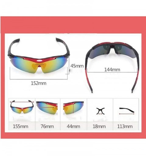 Sport Outdoor sports glasses riding polarized glasses hiking fishing running golf UV protection - C - CG18RYH80G0 $43.71