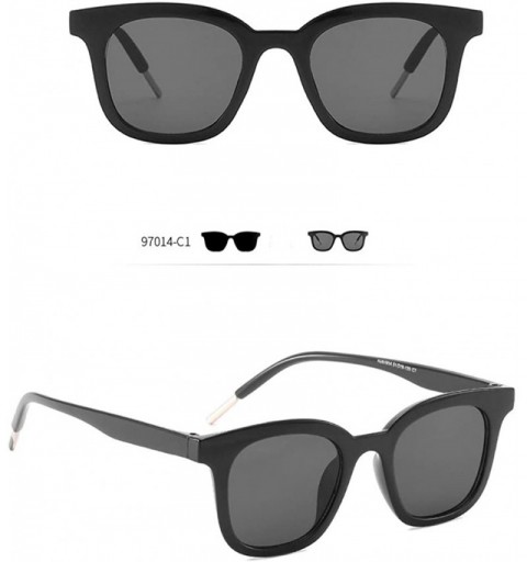 Semi-rimless Unisex Classic Polarized Sunglasses Mirrored Lens Lightweight Oversized Glasses Fashion Summer Spring Sun Glasse...