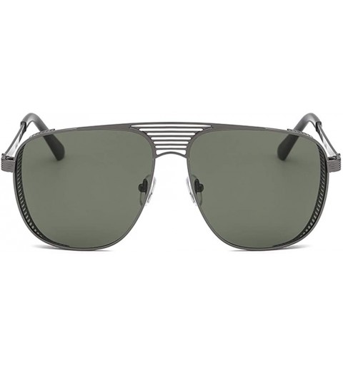 Oversized Pilot Vintage Sunglasses for men women Retro Eyewear UV400 Protection classic Matel Frame sunglasses - 3 - CA19672G...