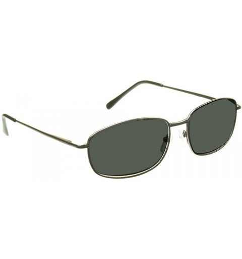 Oval Reader Sunglasses Men and Women Full Lens No Line Reading Sunglasses - Not Bifocal - Gunmetal - C518ZWOKH7O $11.59