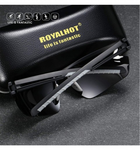 Sport Polarized Sports Sunglasses Cycling Driving Fishing Glasses 5 Interchangeable Lenses - Yellow - CK193AOTSO6 $18.77