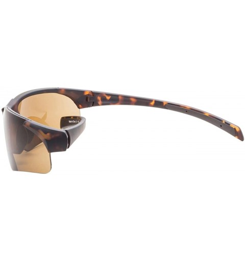 Rimless TR90 Unbreakable Sports Half-Rimless Bifocal Sunglasses Baseball Running Fishing Driving Golf Softball Hiking - C518D...