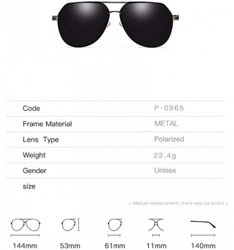 Aviator Sunglasses Male polarizing sunglasses Male driving sunglasses Toad glasses - E - CH18QCZM7CG $27.36