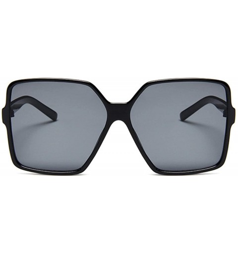 Goggle Vintage Oversized Sunglasses Women Men Retro Big Frames Sunglass Shades Pink White Eye Glasses UV400 Eyewear - CS197Y7...