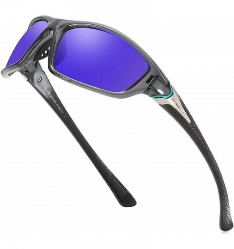 Goggle Sports Polarized Sunglasses For Men Cycling Driving Fishing 100% UV Protection - C318QX5N96D $14.20