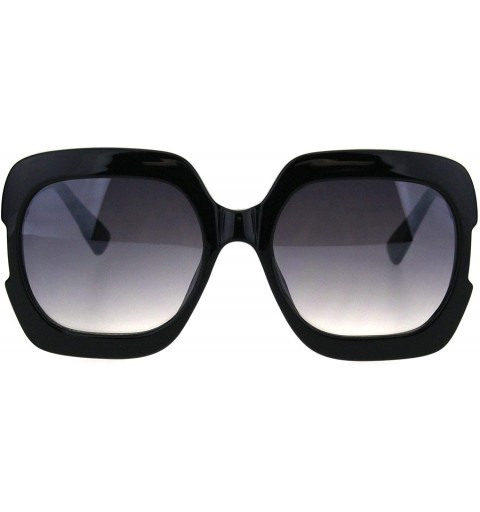 Butterfly Womens Thick Plastic Butterfly Diva Sunglasses - Black Smoke - C318H6OI74Y $10.47