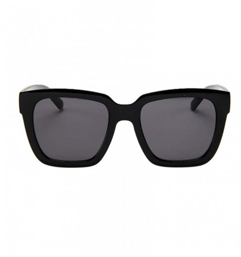 Goggle For Women Polarized Mirrored Lens Fashion Goggle Eyewear Square Oversized Sunglasses (Gray) - Gray - CY18OXKIOHK $7.13