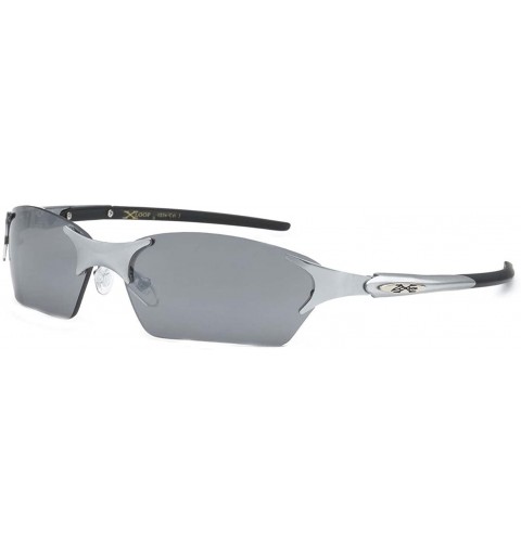 Rectangular Rimless Gafas De Sol Mirror Triathlon Running Cycling Sunglasses - Silver - CU1165SZK3P $7.97