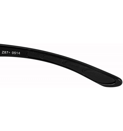 Wrap Charger Sunglasses - Black Frame/Clear Lens - Clear Anti-fog Lens - CJ113RBWE5Z $24.96