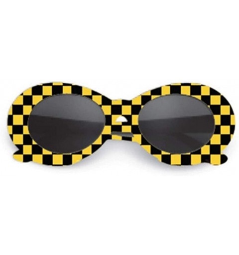 Goggle Fashionable personality Goggles Glasses Sunglasses - Yellow - C4198G8T9TI $38.54