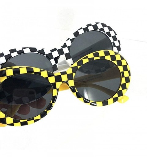 Goggle Fashionable personality Goggles Glasses Sunglasses - Yellow - C4198G8T9TI $23.33