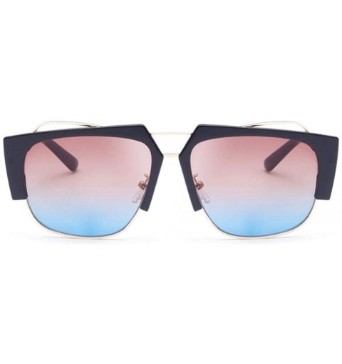 Rimless Fashion Universal Sunglasses Personality Creative High-End Sunglasses New Sunglasses - Black Box on Tea - CF18XDG95GO...