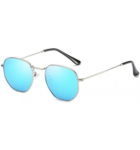 Oval Sunglasses and sunglasses Polygonal Polarized Sunglasses for men and women - A - CM18QRES5ZT $45.56