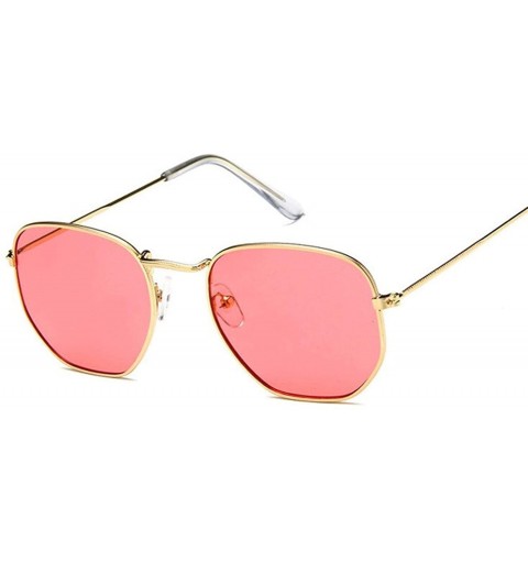 Square Arrival Polygon Sunglasses Fashion Vintage - CU18XO5EDY5 $16.20