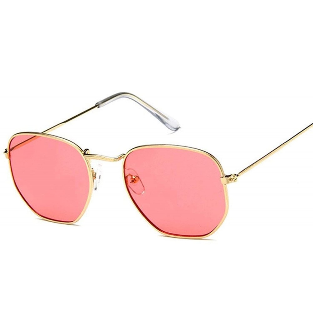 Square Arrival Polygon Sunglasses Fashion Vintage - CU18XO5EDY5 $16.20