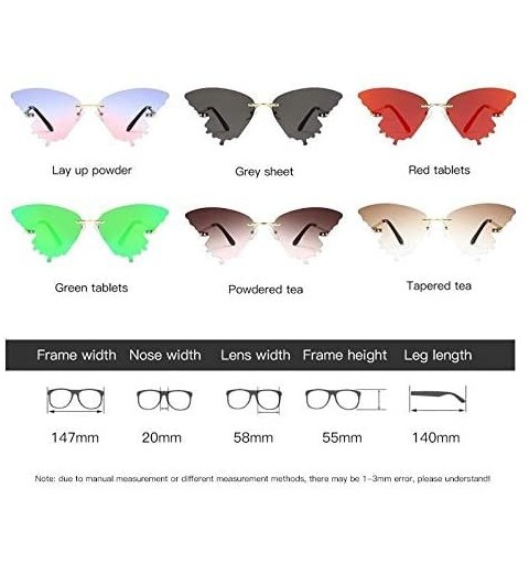 Butterfly Butterfly Sunglasses for Women Butterfly Sun Glasses Shades UV400 - Grey Lens - C11902YQ6EU $12.73