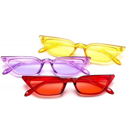 Goggle Mirrored Fashion Colored Festival Glasses - Red - CT199I4W3L9 $30.74