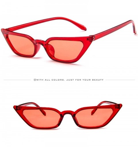 Goggle Mirrored Fashion Colored Festival Glasses - Red - CT199I4W3L9 $33.13