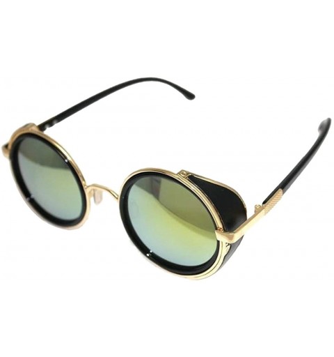 Sport Men Womens Aviator Sunglasses Outdoor Vintage Retro Round Sunglasses - D - C8121VEWDRX $22.48
