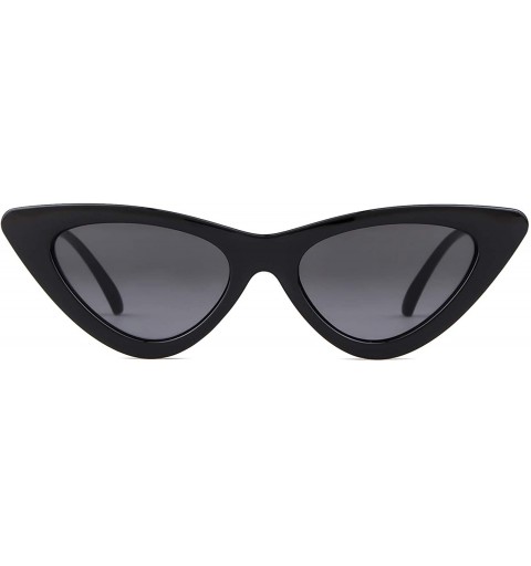 Retro Vintage Cateye Sunglasses for Women Clout Goggles Plastic Frame ...