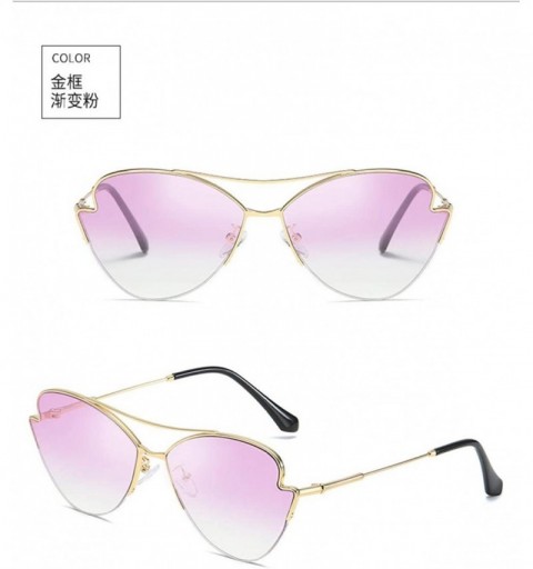 Rimless Women'S Polarized Sunglasses Uv Protection Glasses Retro Fashion Sunglasses - C618X5NWDI7 $42.71