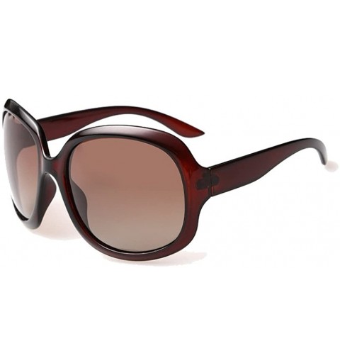 Rectangular Womans Plus Size Polarized Sunglasses - C6 - CT18D9069O9 $21.12