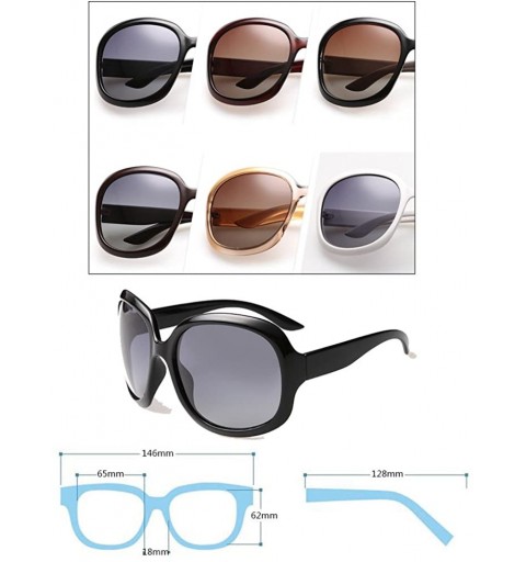 Rectangular Womans Plus Size Polarized Sunglasses - C6 - CT18D9069O9 $8.16