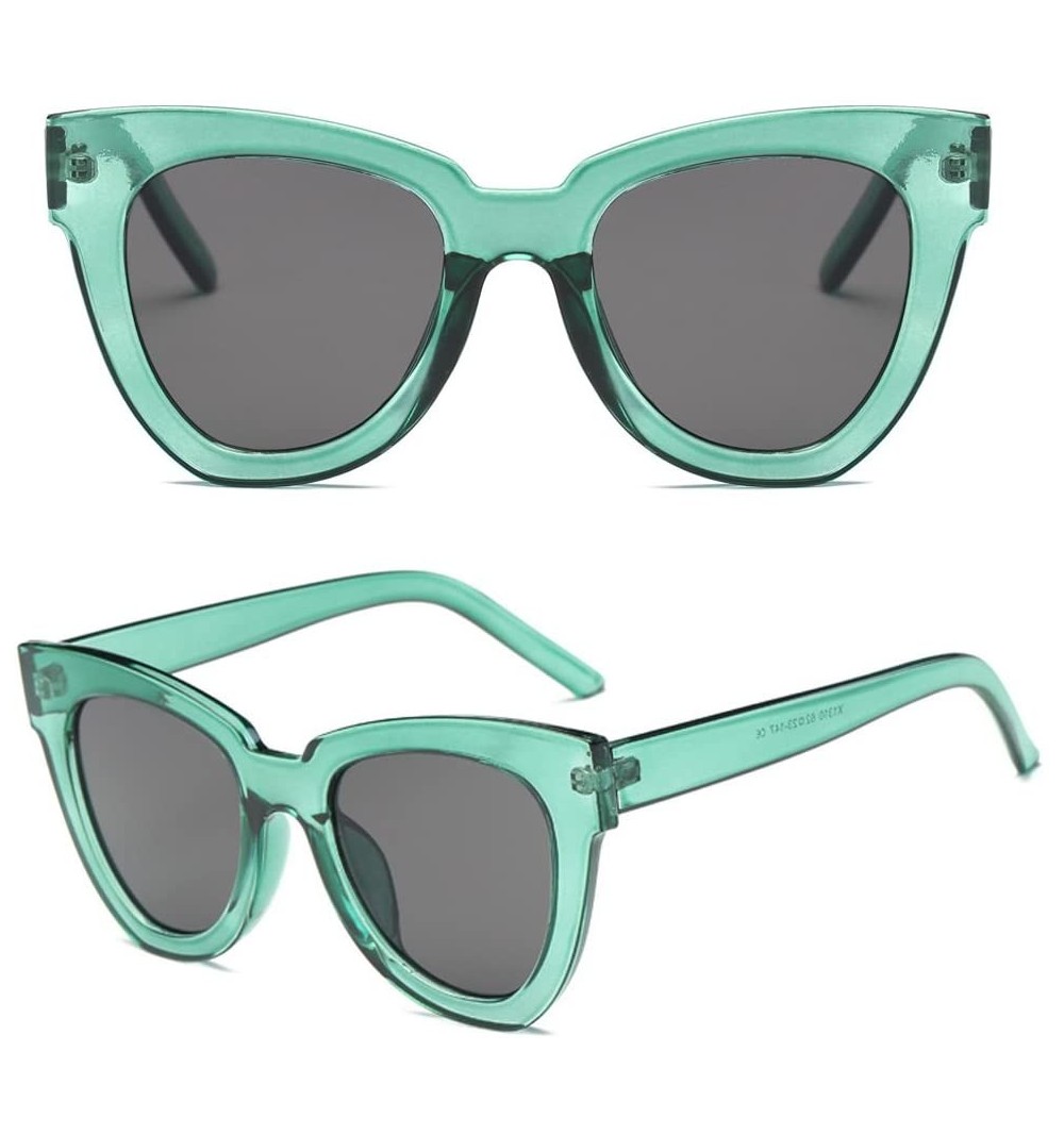 Square Women Fashion Retro Cat Eye Sunglasses Designer Square Frame Eyeglass Shades (GNGY) - GNGY - CV18XGH0SH4 $9.00